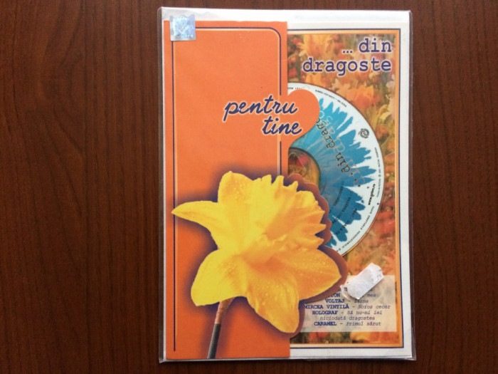 din dragoste pentru tine cd disc plic felicitare selectii muzica pop folk rock