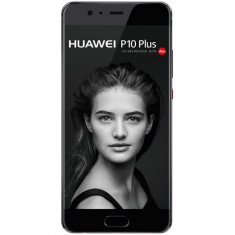 Smartphone Huawei P10 Plus , Dual Sim , 5.5 Inch IPS , Octa Core , 6 GB RAM , 128 GB , Retea 4G , Android Nougat , Negru foto