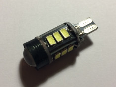 Led auto T15, W16W, 15 SMD 5630+1 Cob led, CANBUS, ALB foto