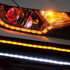 Lumini de zi drl led smd+semnalizare