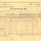 Z389 DOCUMENT VECHI-RECEPISA SCOALA COMERCIALA ELEMENTARA DE BAIETI, BRAILA 1935