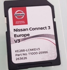 SD Card original navigatie NISSAN Connect 3 V3 Europa + ROMANIA 2018 foto