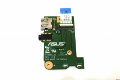 Port USB + Audio Laptop Asus X453 / X453M / X453MA / X403M / X553 / X553MA / X503M / F503M foto