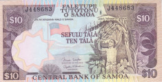 Bancnota Samoa 10 Tala (2005) - P34b UNC foto