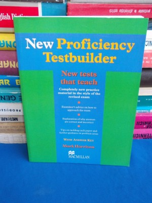 MARK HARRISON - NEW PROFICIENCY TESTBUILDER - MACMILLAN - 2002 foto