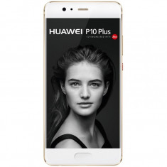 Smartphone Huawei P10 Plus , Dual Sim , 5.5 Inch IPS , Octa Core , 6 GB RAM , 128 GB , Retea 4G , Android Nougat , Gold foto