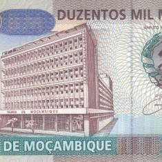 Bancnota Mozambic 200.000 Meticais 1999 - P141 UNC