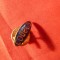 Insigna CODECS , metal si email, L= 1,7 cm ,cu buton