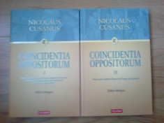 g3 Nicolaus Cusanus - Coincidentia Oppositorum ed. bilingva latina-romana 2vol foto