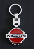Breloc auto nou metalic pentru model NISSAN rosu sau negru + ambalaj cadou