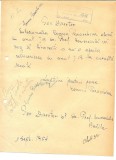 Z393 DOCUMENT VECHI- CERERE INSCRIERE SCOALA PROFESIONALA COMERCIALA BRAILA 1954