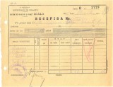 Z397 DOCUMENT VECHI-RECEPISA SCOALA COMERCIALA ELEMENTARA DE BAIETI, BRAILA 1935