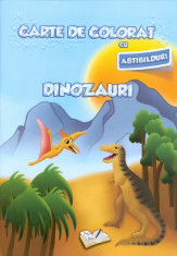 Dinozauri. Carte de colorat. foto