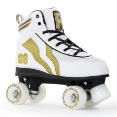 Patine cu rotile Rio Roller Varsity white/gold foto