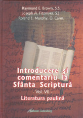 Introducere si comentariu la Sfanta Scriptura -vol VII-/Cartonata (hardcover) foto