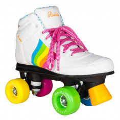 Patine cu rotile Rookie Forever Rainbow White foto