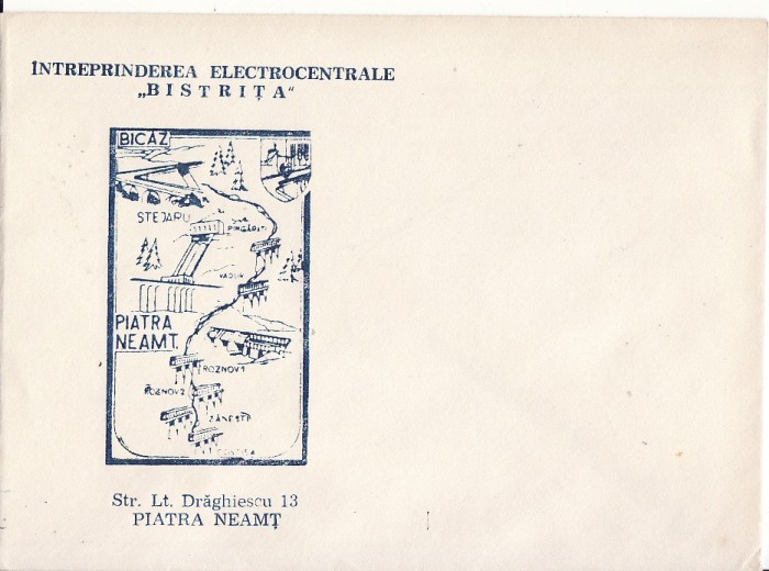 Hidrocentrale Bistrita - plic Piatra Neamt