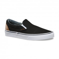 Shoes Vans Slip-On C&amp;amp;amp;L Black/Stripe Denim foto