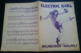 Electric girl/ shimmy fox/ partitura
