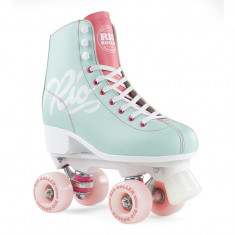 Patine cu rotile Rio Roller Script Teal/Coral foto