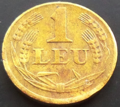 Moneda 1 Leu - ROMANIA, anul 1947 *cod 2383 foto