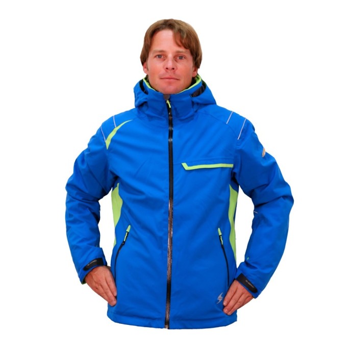 Geaca Blizzard Power Blue/Green foto mare Geaca Blizzard Power Blue/Green foto mare
