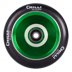 Roata Trotineta Chilli Pops 110mm + Abec 9 black/green foto