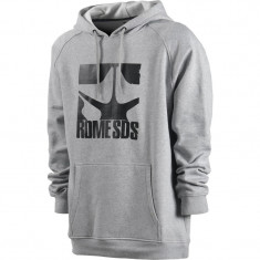 Hanorac Rome Logo Pullover Heather Grey foto