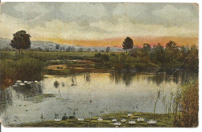 (A) carte postala(ilustrata)-ROMANIA -Stampila MECANICA RARA