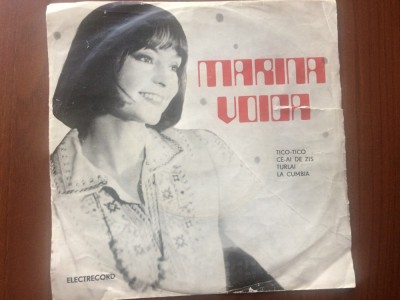 marina voica tico tico disc single 7&amp;quot; vinyl muzica usoara electrecord EDC 10641 foto