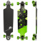 Longboard D STREET Polygon Tri Green Drop Through 39&amp;quot;/99cm