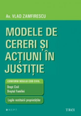 Modele de cereri si actiuni in justitie foto