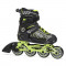 Role copii FILA Wizy Alu black/lime