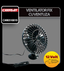 Ventilator fix cu ventuza Carpoint 12V - CRD-CAR0510019 Auto Lux Edition foto