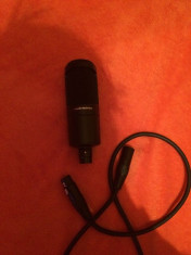 Microfon Audio-Technica AT2020 +Mixer Wharfedale 802+Stativ+Pop filter foto