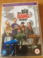 THE BIG BANG THEORY - COMPLETE THIRD SEASON - DVD ORIGINAL foto