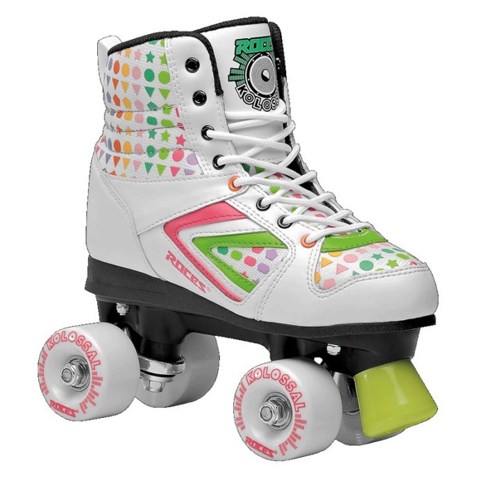Patine cu rotile Roces Kolossal White/Green Patine cu rotile Roces Kolossal White/Green