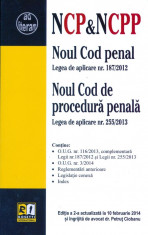 Noul cod penal. Noul cod de procedura penala, Actualizat la 10 februarie 2014 foto