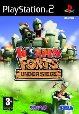 Worms - Forts Under Siege - PS2 [Second hand] foto