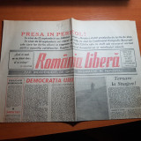 romania libera 15 septembrie 1990- letea, bacau a sistat productia de harie