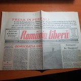 romania libera 15 septembrie 1990- letea, bacau a sistat productia de harie