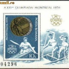 Romania 1976 - MEDALII J.O. DE VARA MONTREAL, colita MNH, D26