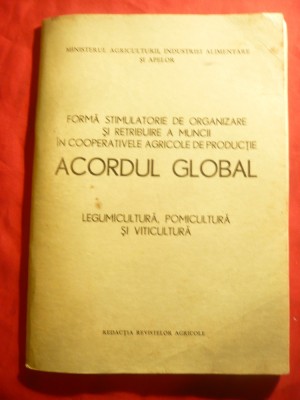 Conf.I.Ceausescu -Formula stimulatoare -org. si retribuire a muncii in CAP 1972 foto