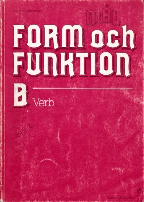 Mal form och funktion B Verb foto
