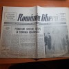 Ziarul romania libera 8 septembrie 1990-viziata lui petre roman la brasov