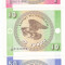 Bancnota Kyrgyzstan 1, 10 si 50 Tyiyn (1993) - P1-3 UNC ( set complet )