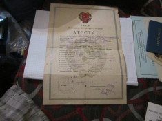 atestat rar in rusa an 1941 original cp23 foto