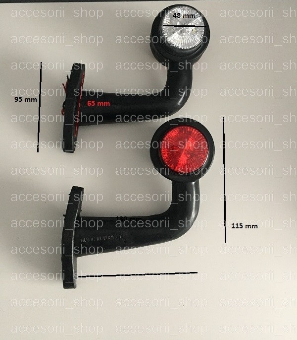 lampa gabarit corn 90 grade led mijlociu