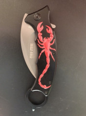 Briceag cutit Karambit Scorpio /Full metal / Gama premium/ CS GO/Cutie foto