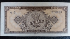 Romania 1 leu 1952 XF++ foto